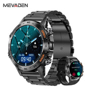 Mevaden Steel 1.39 Bluetooth Call Smart Watch MD52 IP67 Waterproof Fitness Tracker For Android iOS
