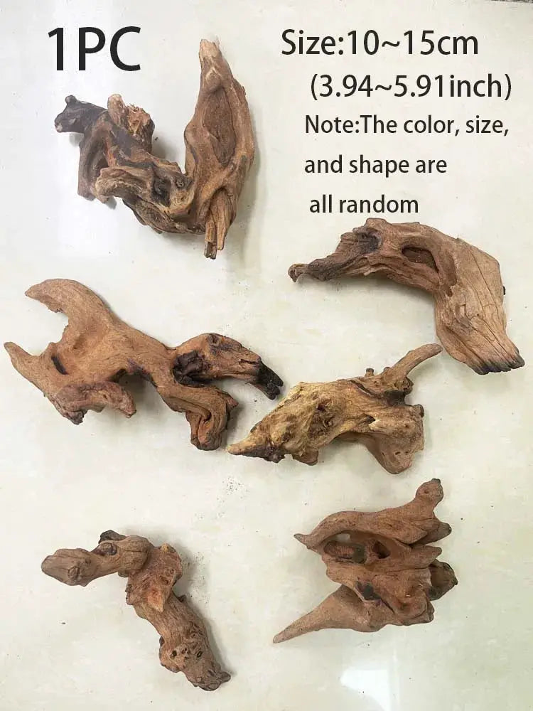 1 Piece Natural Aquarium Sinkable Driftwood Decoration For Fish Tanks And Aquatic Plant Landscapes