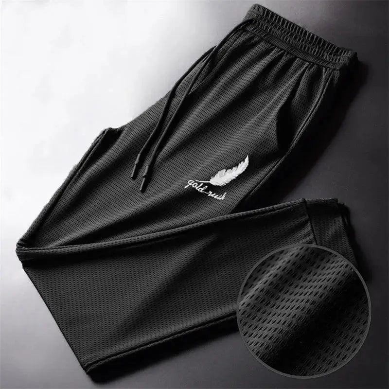TrailPulse Mens Quick Dry Hiking Jogging Running Pants Breathable Lightweight Performance