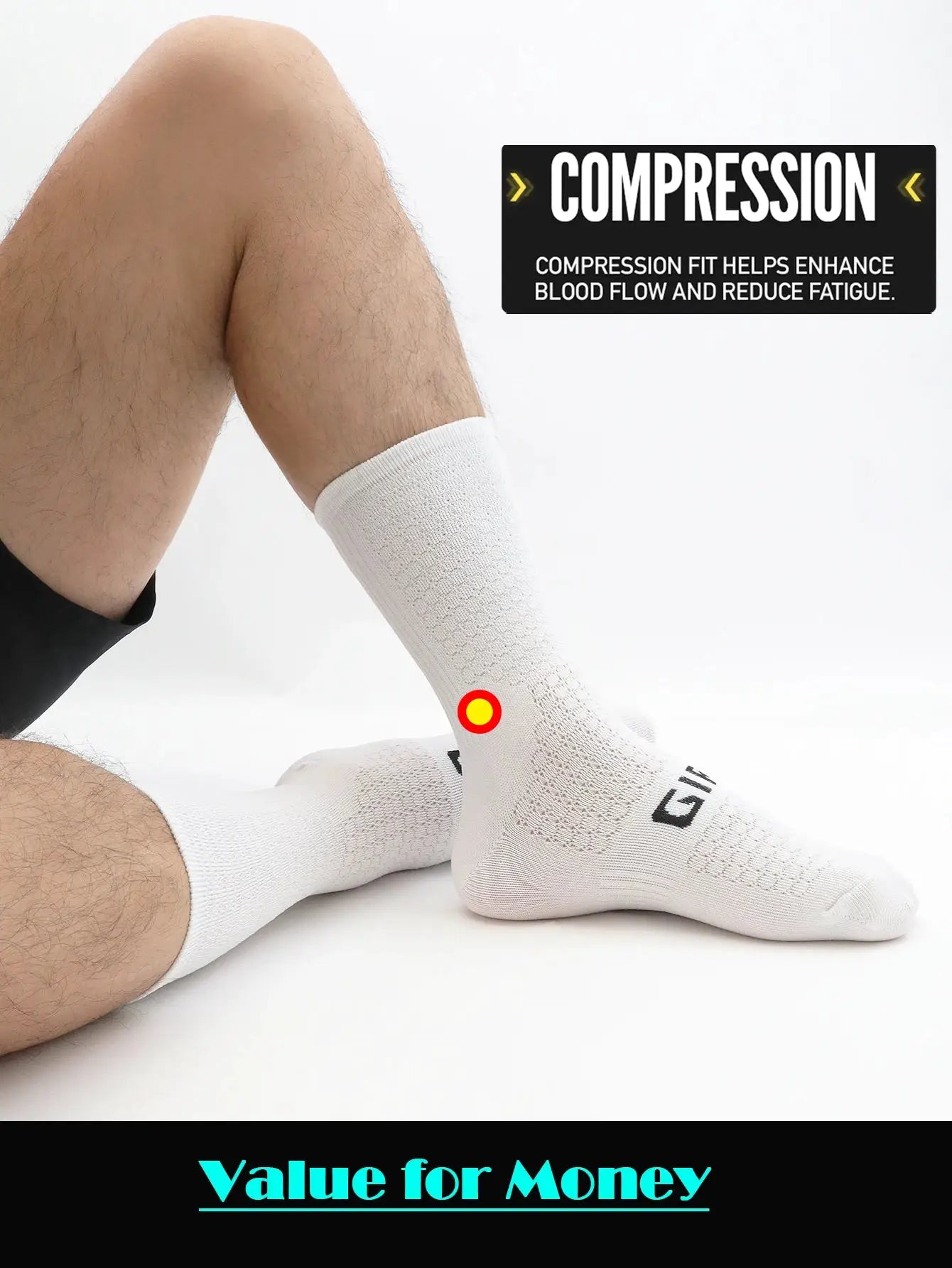 Professional Cycling Socks And Compression Socks Breathable For Men And Women For Running And Basketball