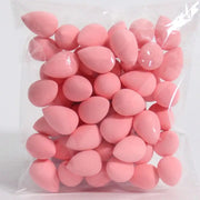 20PCS mini finger puff makeup sponges in a clear bag, designed for flawless makeup application.