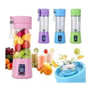 Mini USB Rechargeable Cordless Blender Portable 6 Blades Personal Travel Smoothies