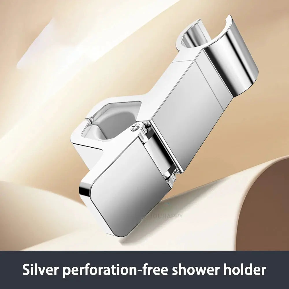 Shower rail holder by Simples Market, adjustable chrome universal shower head bracket for bathroom.