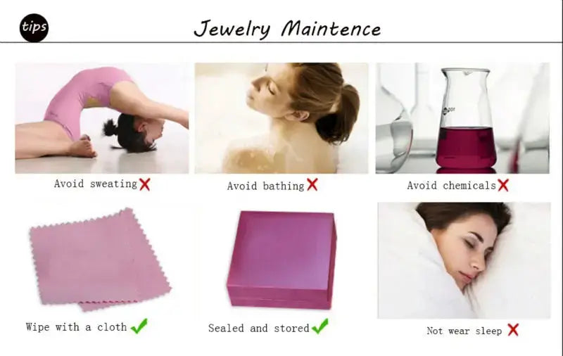 Delicate zircon clip-on earrings care guide with six maintenance tips and storage steps