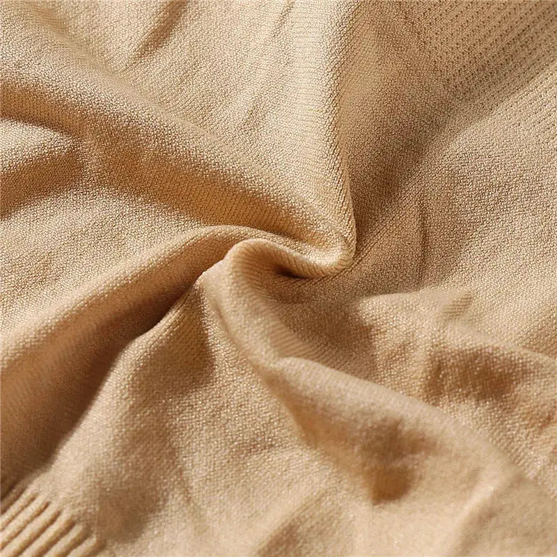 3PCS women's panties set in beige seamless fabric texture close-up