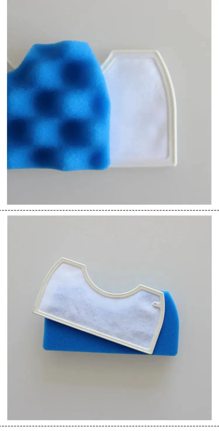 Blue sponge filter and dust HEPA filter set for Samsung vacuum cleaners by Simples Market