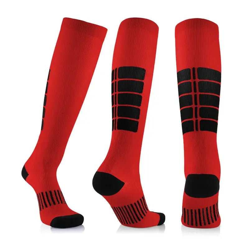Compression Socks For Varicose Veins And Sports Knee High Nylon Medical Nursing Stockings Anti Fatigue Black