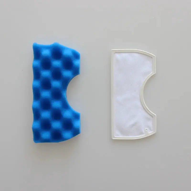 2-piece vacuum filter set: blue sponge and white HEPA dust filter for Samsung DJ63-00669A vacuums