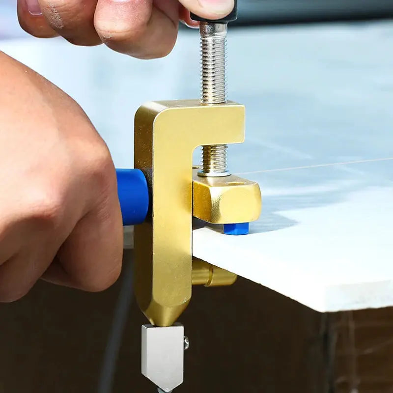 2 In 1 Glass And Ceramic Tile Cutter With Knife Wheel And Diamond Roller Cutter For Opening And Breaking Tiles