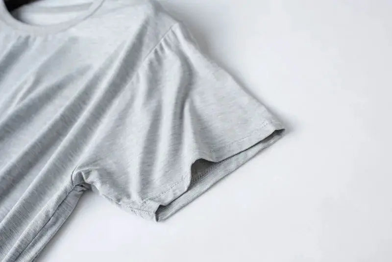 Men's spring and summer new modal pajamas two-piece short-sleeved trousers thin large size loose sports home wear suit sleepwear