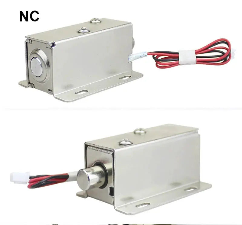 DC 12V mini stainless steel electric bolt lock with 2-wire connector