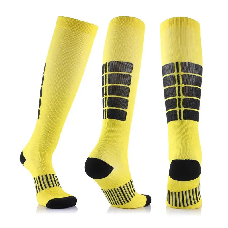 Compression Socks For Varicose Veins And Sports Knee High Nylon Medical Nursing Stockings Anti Fatigue Black