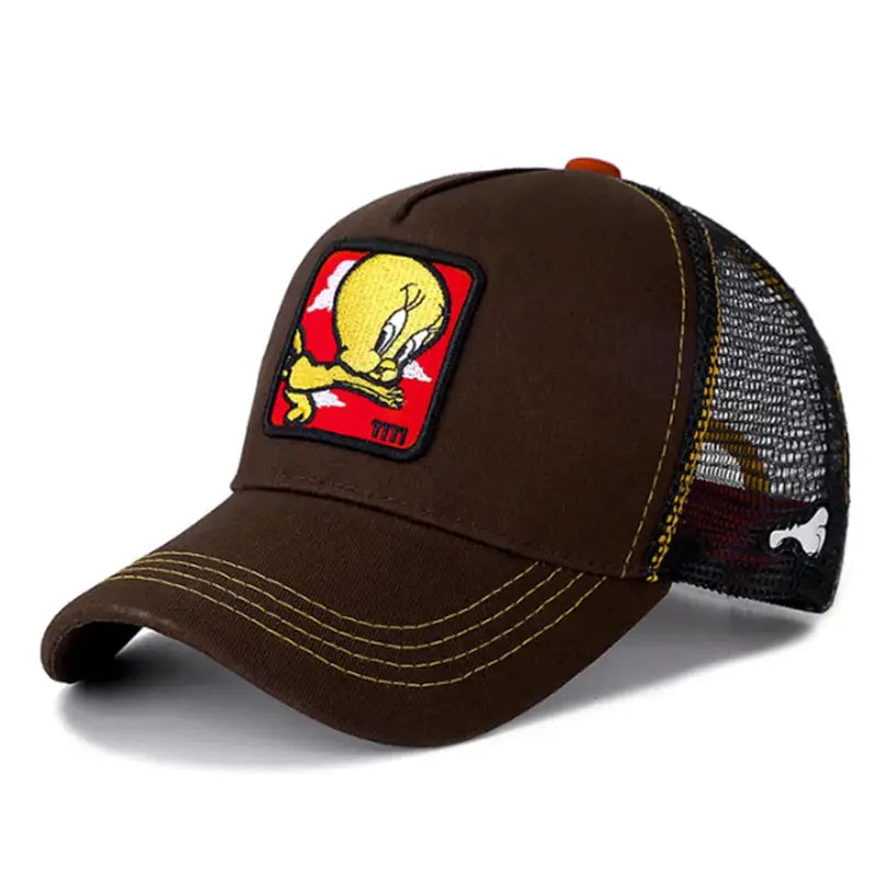 Unisex Anime Cartoon Patch Baseball Cap High Quality Trucker Hat Men Women Sun Shield