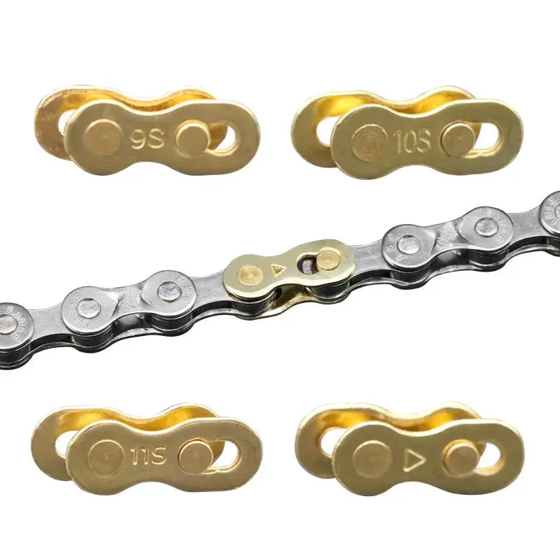 5 Pair Bicycle Chain Link Connectors Magic Buttons Master Links For Mountain Bike 6 7 8 9 10 11 12 Speeds