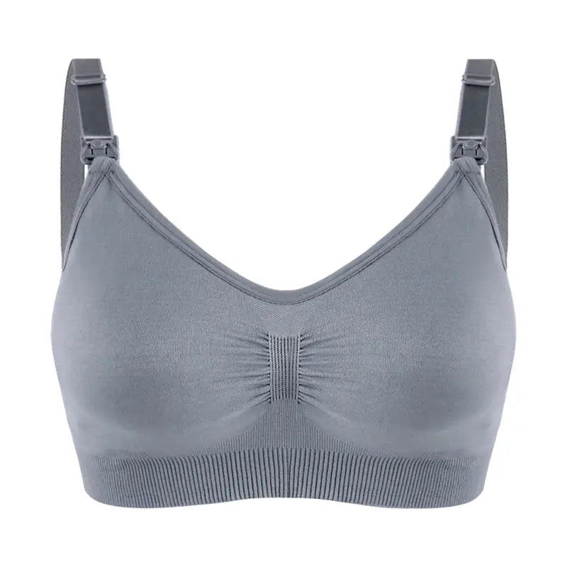 Beauforme Plus Size Nursing Bra Breathable Seamless Maternity Underwear For Breastfeeding Push Up