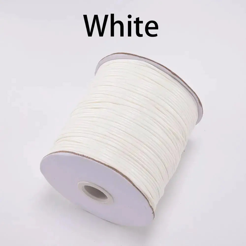 Korean Waxed Cotton Cord 10m Lot Waxed Thread String For DIY Jewelry Making Beads Necklace And Bracelet