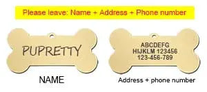 Personalized Pet ID Tag With Free Engraving Engraved Stainless Steel Bone Or Paw Shape Keychain For Cats And Dogs