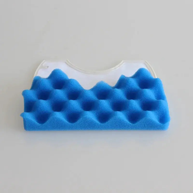 Blue foam sponge vacuum filter with clear plastic mount for Samsung vacuums