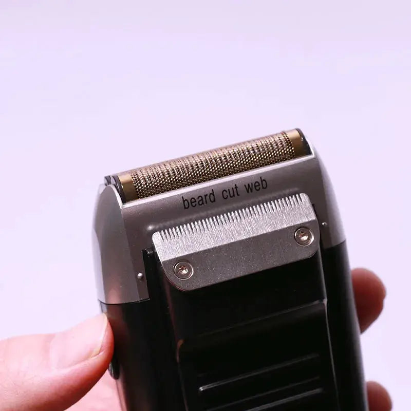 Kemei electric shaver; rechargeable beard trimmer with metal head