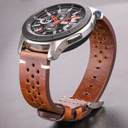 Heritage Leather Handmade Cowhide Watch Band 18mm 20mm 22mm 24mm Breathable Oil Wax Treated For Comfort