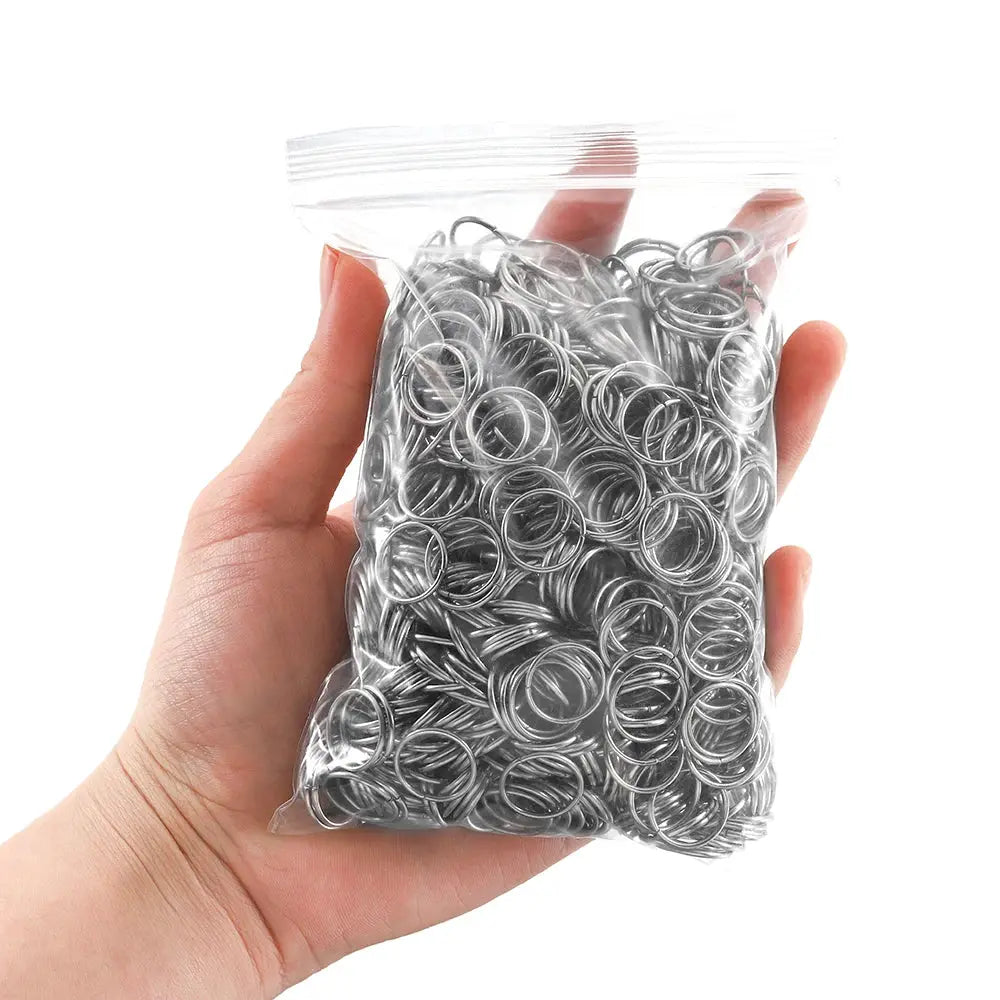 1050Pcs Stainless Steel Open Jump Rings Jewelry Making Connectors Split Rings for Diy Jewelry Findings Supplies