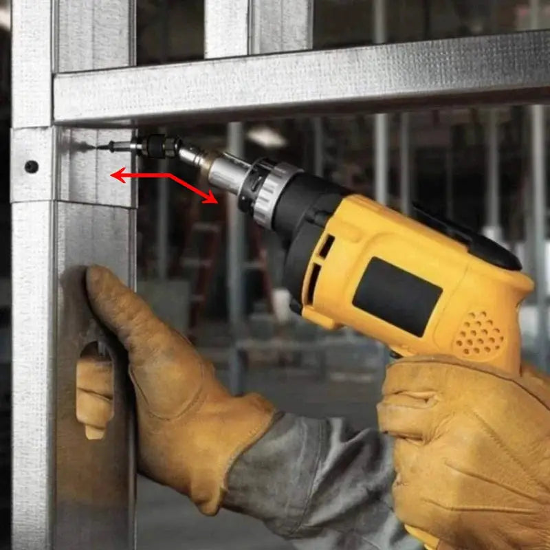 Quarter Inch Hex Magnetic Ring Screwdriver Bit Holder Quick Change Extension Rod For Drill Tools
