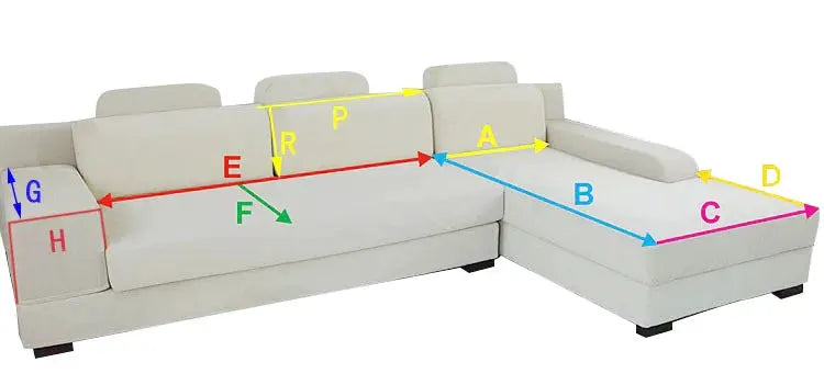 Simples Market ivory crystal velvet L-shaped sofa with back cushions and armrests