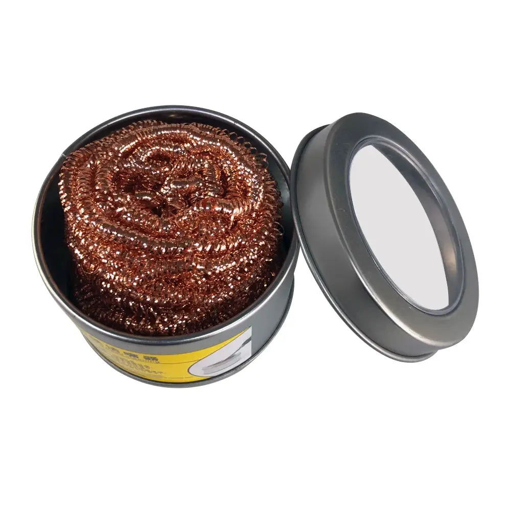 Soldering Iron Cleaning Ball For Desoldering Tips Mesh Filter Copper Wire Cleaner Ball