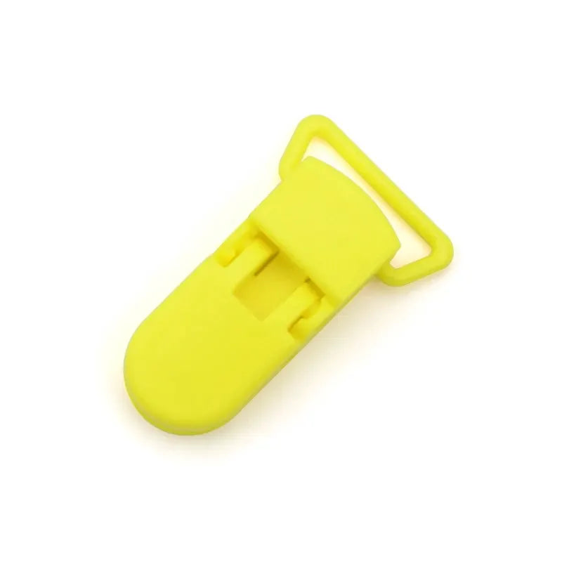 LOFCA Baby Pacifier Clips Set 10 Pieces 15mm and 20mm Plastic Clasps Colorful DIY Toy Jewelry Making