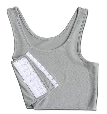 Brand Women Chest Binder Medium Control Breathable Shapewear Top With Side Buckle Bustier