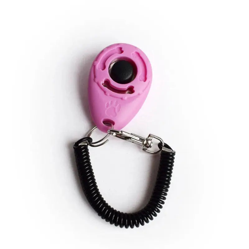 Dog Training Clicker For Dogs And Cats With Adjustable Wrist Strap Plastic Trainer Aid Sound Feedback