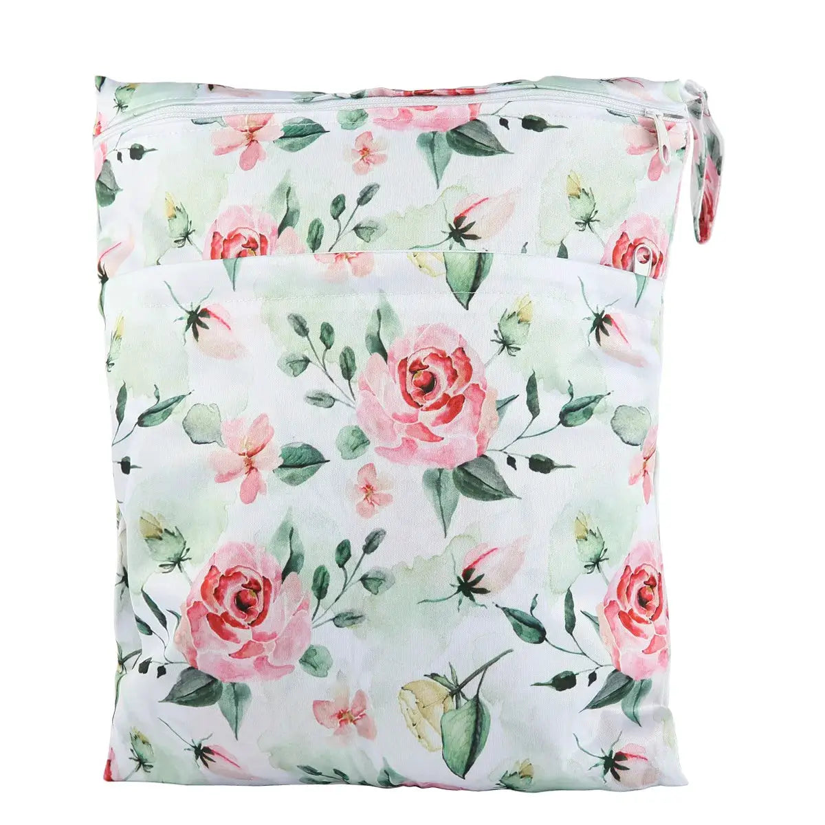 Sigzagor Wet Dry Bag With Two Zippers Waterproof Reusable 36cm By 29cm For Baby Diapers Nappies Soiled Clothes Swimwear