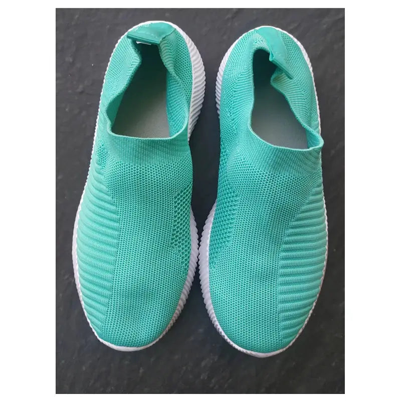 UrbanStride Women Plus Size 42 Vulcanized Slip On Sneakers Lightweight Breathable Comfort For Everyday Walking