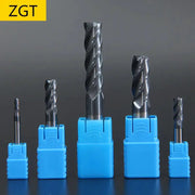 ZGT 4 Flute End Mill TiAIN Coated Tungsten Carbide Milling Cutter HRC50 4mm 6mm 8mm 10mm 12mm 14mm 16mm