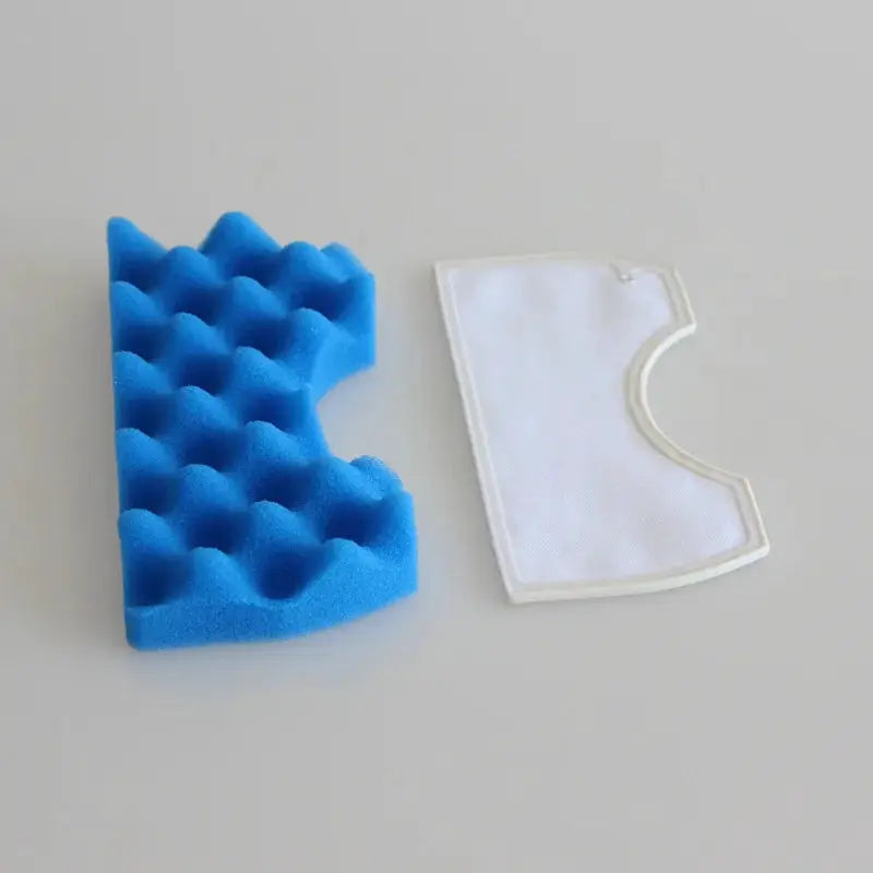 Simples Market vacuum filter set: blue sponge filter and white dust HEPA filter (2 pieces)