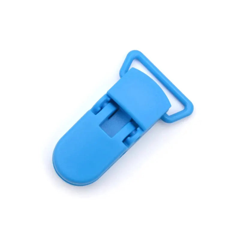 LOFCA Baby Pacifier Clips Set 10 Pieces 15mm and 20mm Plastic Clasps Colorful DIY Toy Jewelry Making