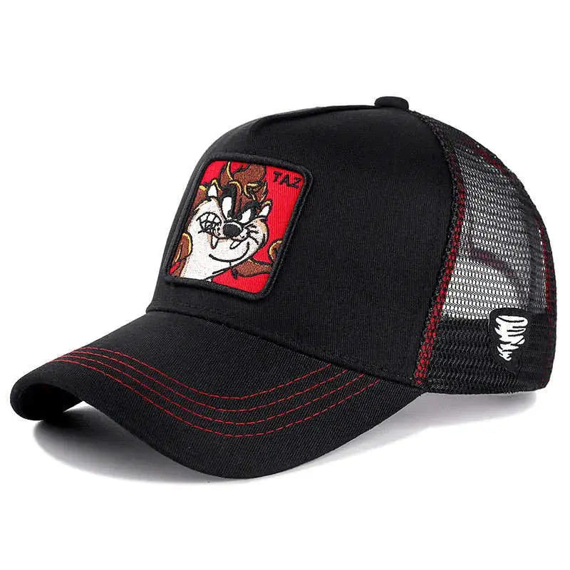 Unisex Anime Cartoon Patch Baseball Cap High Quality Trucker Hat Men Women Sun Shield