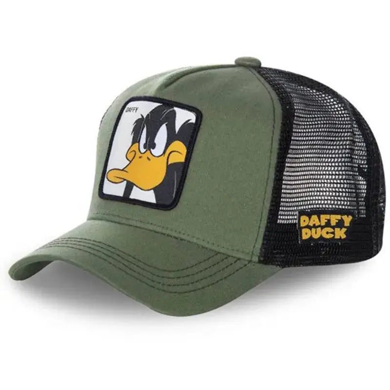 Unisex Anime Cartoon Patch Baseball Cap High Quality Trucker Hat Men Women Sun Shield