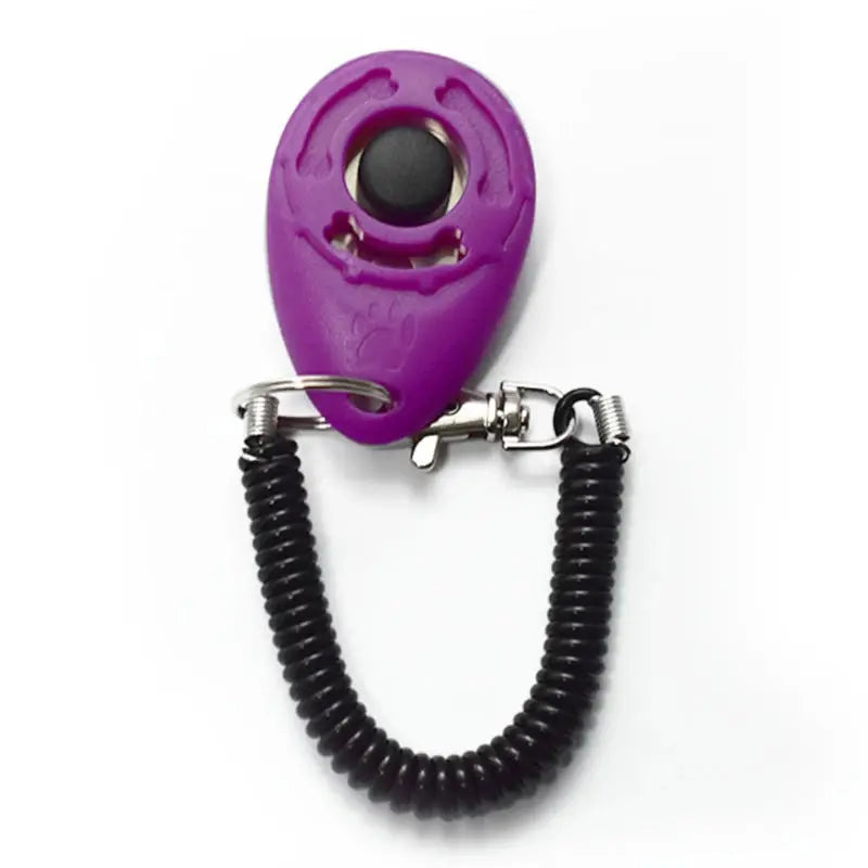 Dog Training Clicker For Dogs And Cats With Adjustable Wrist Strap Plastic Trainer Aid Sound Feedback