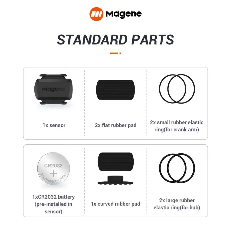 Magene S3 Plus Speed Cadence Sensor ANT Plus Bluetooth Compatible Dual Sensor for Garmin iGPSPORT XOSS Bryton Computers