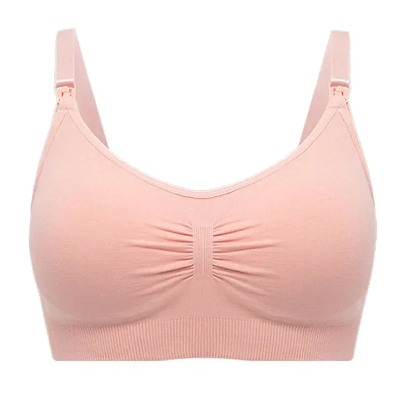 Beauforme Plus Size Nursing Bra Breathable Seamless Maternity Underwear For Breastfeeding Push Up