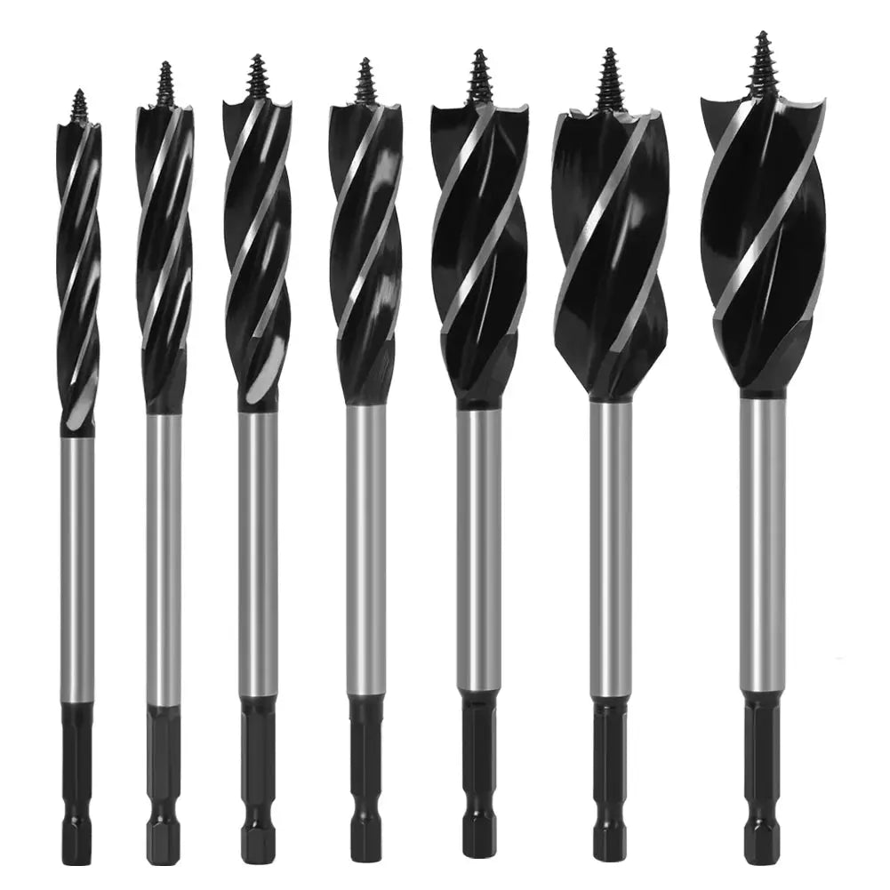 10mm to 35mm High Carbon Steel Twist Drill Bit Set for Wood Fast Cut Auger Carpenter Joiner Tools for Woodworking