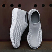 UrbanStride Women Plus Size 42 Vulcanized Slip On Sneakers Lightweight Breathable Comfort For Everyday Walking