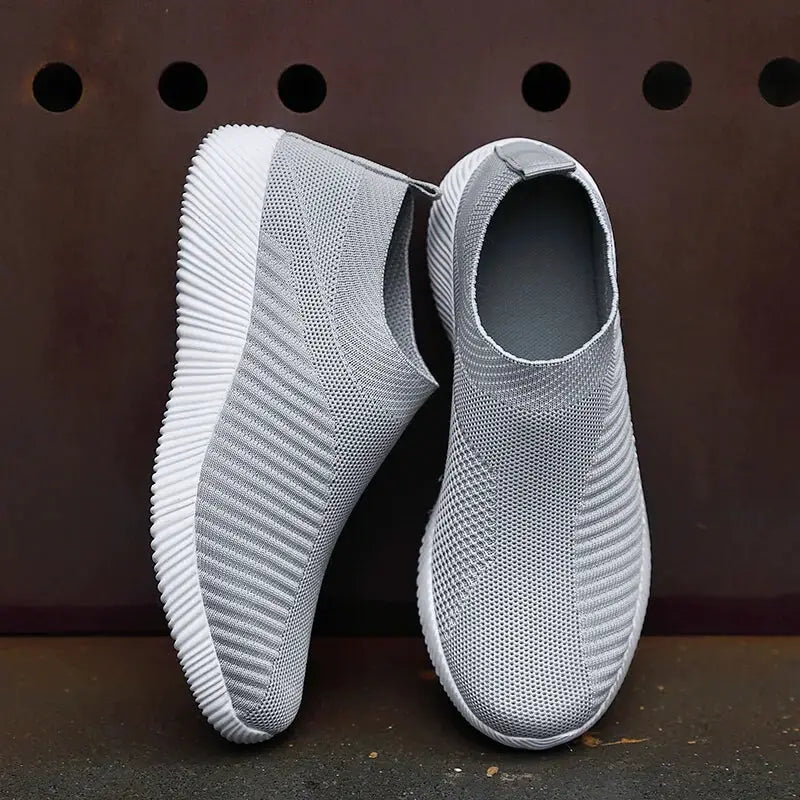 UrbanStride Women Plus Size 42 Vulcanized Slip On Sneakers Lightweight Breathable Comfort For Everyday Walking