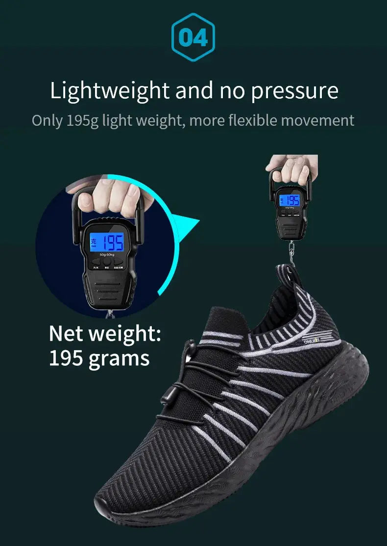 Simples Market ONEMIX waterproof black men's running shoes with breathable upper and anti-slip sole