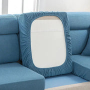Sofa seat cover by Simples Market; blue elastic thickened dustproof protective cover for living room.