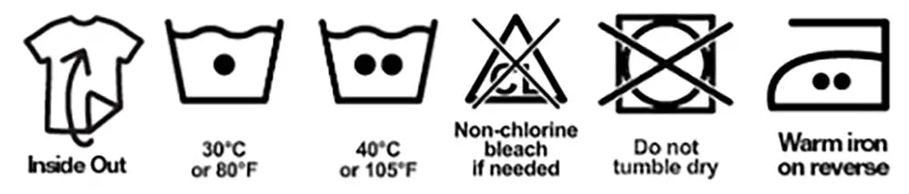 Raudax Youth cycling jersey set care: wash 30C/80F or 40C/105F; no chlorine bleach; do not tumble dry; warm iron.
