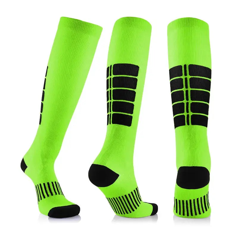 Compression Socks For Varicose Veins And Sports Knee High Nylon Medical Nursing Stockings Anti Fatigue Black