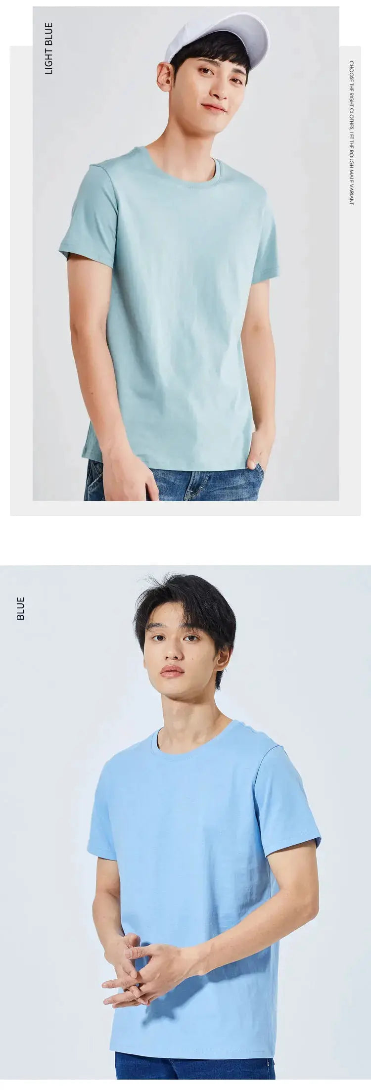 Semir Summer Cotton T Shirts Men 2025 Simple O Neck Stretch Solid New Tops Clothing Casual Tshirt Man Streetwear Cool Tee Shirts
