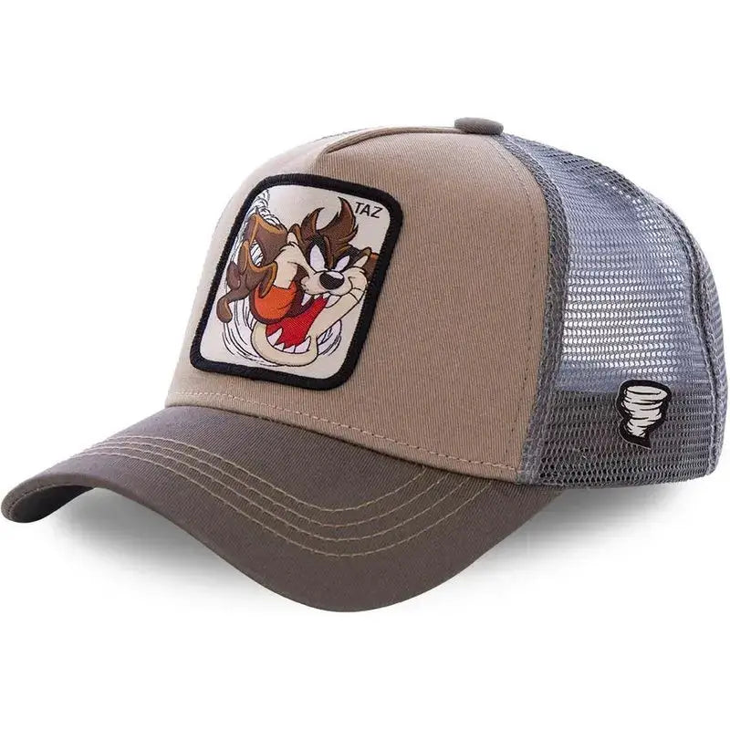 Unisex Anime Cartoon Patch Baseball Cap High Quality Trucker Hat Men Women Sun Shield